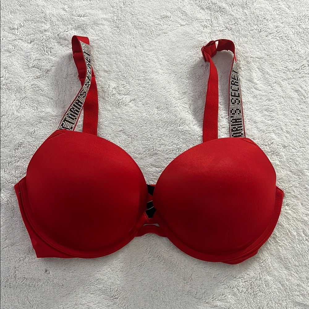 Victoria's Secret Red push up Bra with Underwire